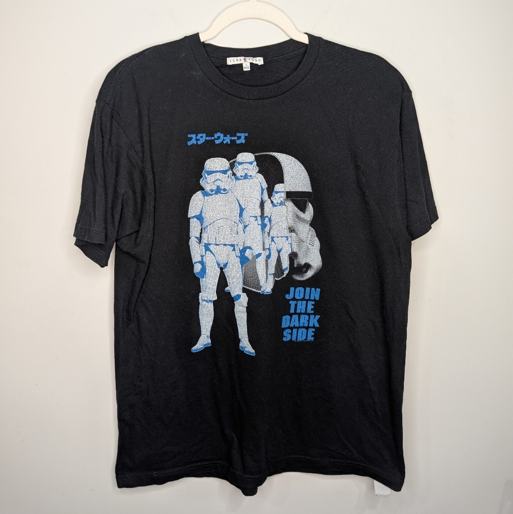 Star Wars “Join the Dark Side” Stormtrooper Graphic Tee by Junk Food L